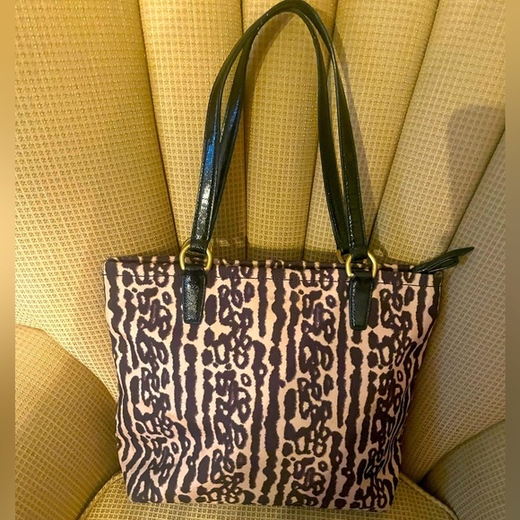 Coach Ocelot nylon animal print bag E1405-F31901 - Picture 5 of 10